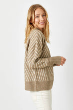 Stripe Dolman Sleeve Sweater