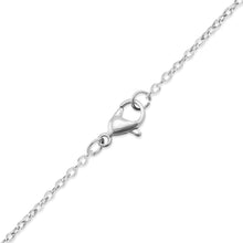 Paw Print Cutout Vertical Stainless Steel Bar Necklace: Stainless
