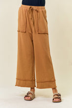 Vintage Washed Wide-Leg Ankle Length Sweatpants