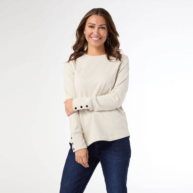 Alexis Super Soft Top with Snap Cuff