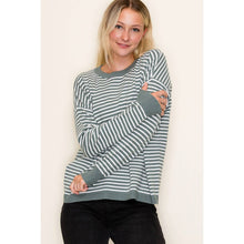 STRIPED PULLOVER SWEATER