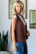 KNIT VEST CARDIGAN