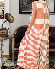 Stripe Buttoned Wide Leg Jumpsuit