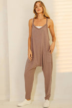 Sleeveless Solid Harem Jumpsuit