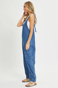 ONE-AND-DONE DENIM JUMPSUIT