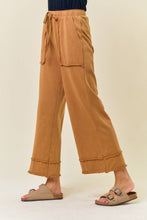 Vintage Washed Wide-Leg Ankle Length Sweatpants