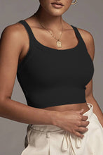 TIGHT FIT KNIT CROP TANK TOP