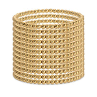 4mm Bead & Crystal Stretch Bracelets