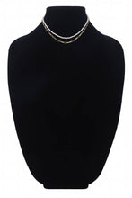 2-Layered Bead & Chain Link Necklace