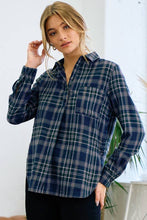 Hi/lo Half Placket Shirt