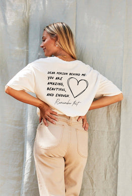 YOU MATTER Front & Back Mineral Graphic Top