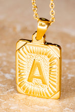 Initial Necklace in Gold: A