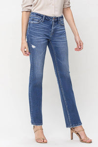 MID RISE REGULAR STRAIGHT JEANS