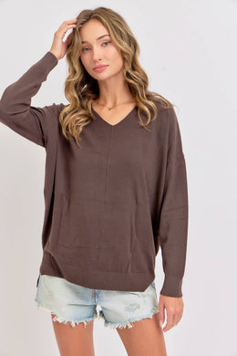 SOFT COZY CASUAL KNIT TOP