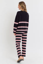 STRIPED KNIT TOP/SWEATER AND PANT