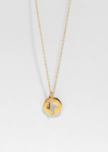Stainless Steel Cross Cutout Necklace