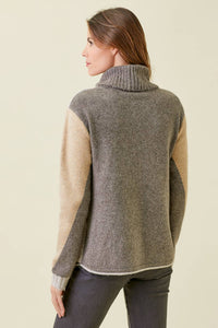 Color Block Sweater Top