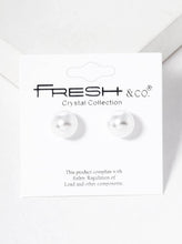 8mm Pearl Post Stud Earrings