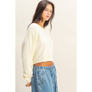 Long Sleeve Round Neck Top