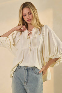 Flowy Ivory Blouse