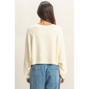 Long Sleeve Round Neck Top