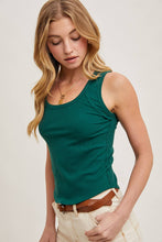 SCOOP NECK KNIT TANK TOP