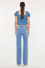 HIGH RISE WIDE LEG FLARE JEANS