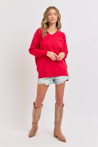 SOFT COZY CASUAL KNIT TOP