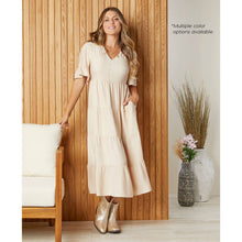Margaux Tiered Ruffle Sleeve Dress