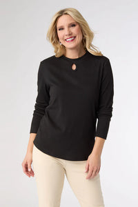 Super Soft Keyhole Neck Top