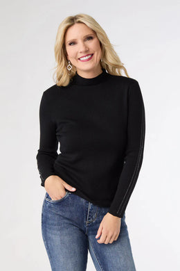 Ataya Sweater With Stripe Sparkle Sleeve