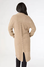 Luxe Long Cardigan with Lattice Back