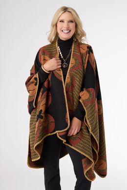 Canna Reversible Whipstitch Wrap