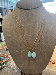 Drop Stone Necklace