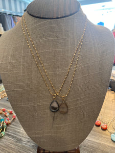 Drop Stone Necklace