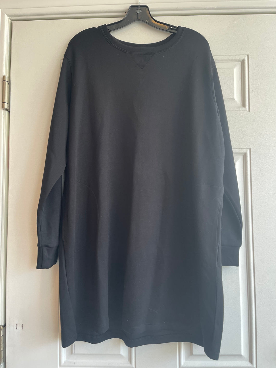 L/S Tee Shirt Dress with Pockets