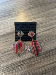 Colorful Rhinestone Earrings