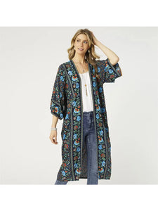 Leigh Long Floral Cardigan