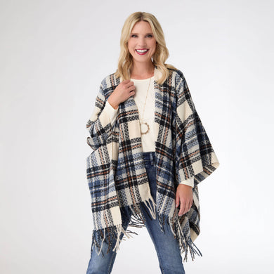 Fano Plaid Wrap
