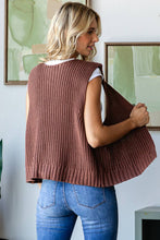 KNIT VEST CARDIGAN