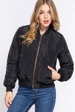 Bomber Jacket: Black