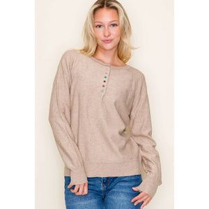 MULTI COLOR BUTTON SWEATER
