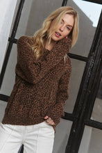 LONG SLEEVE LEOPARD PRINT TOP RELAXED