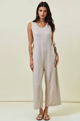 BUTTERY SOFT OVERALLS W/ SIDE RIBBON TIE