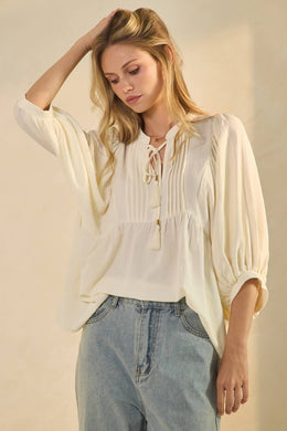 Flowy Ivory Blouse