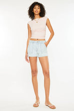 HIGH RISE STRIPE 90'S BOYFRIEND SHORTS