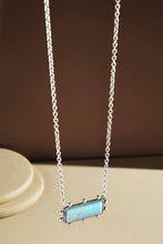 Western Ball TXR Bar Necklace with Hand Stone