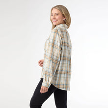 Becca Flannel Shirt with Distressing