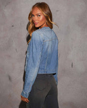 LONG-SLEEVED VINTAGE MULTI-POCKET DENIM JACKET
