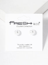 8mm Pearl Post Stud Earrings